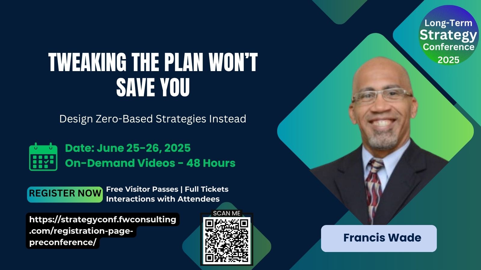 Tweaking Won't Save You - Design Zero-Based Strategies Instead