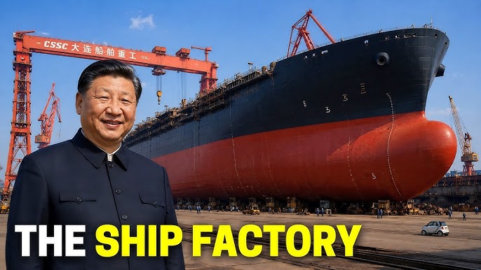 Inside China's Giant Shipyard That Builds the World's Largest Ships