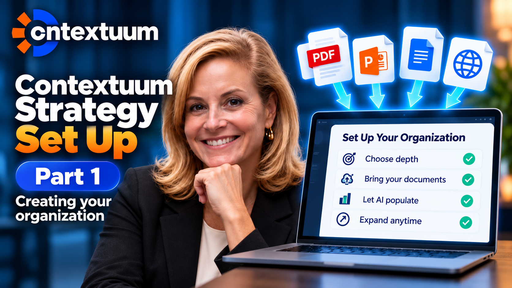 Contextuum Strategy Set Up Part 1 -- Creating your organization