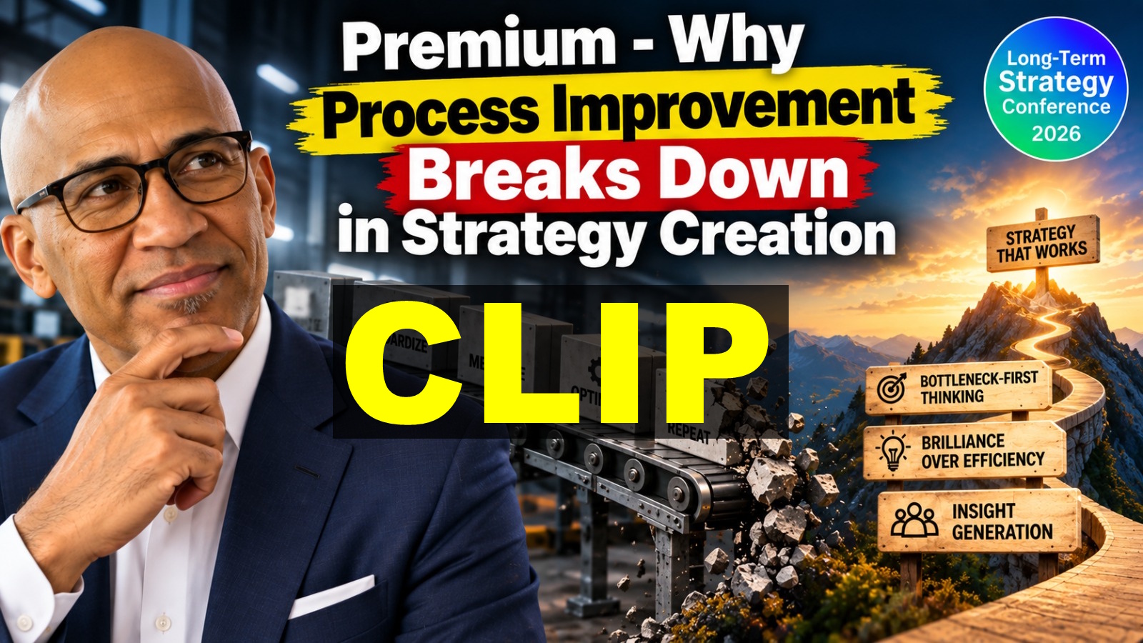 Why Strategy Needs Its Own Discipline: Bottlenecks, Brilliance, and Insights (Premium) CLIP