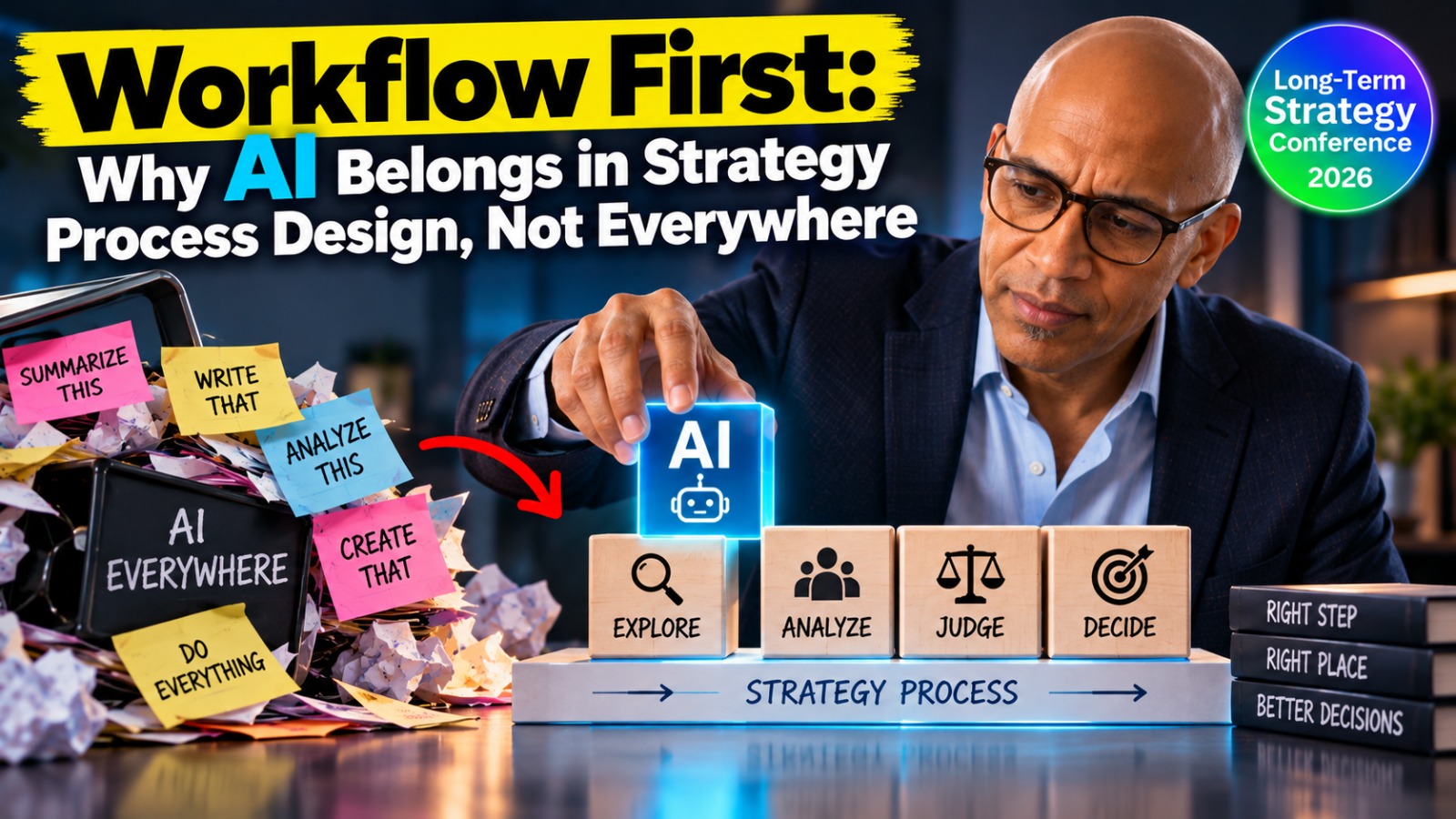 Workflow First: Why AI Belongs in Strategy Process Design, Not Everywhere Core #3