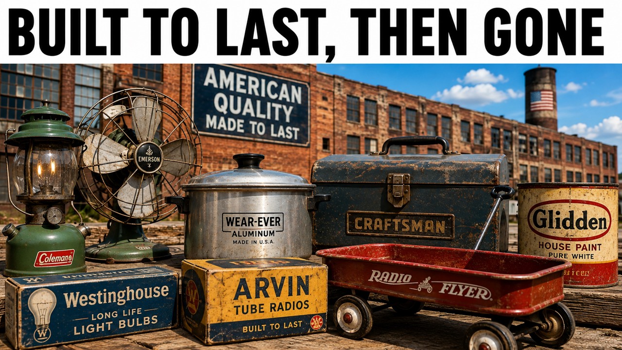 30 American Companies That Made Products That Lasted 50 Years — Then Vanished